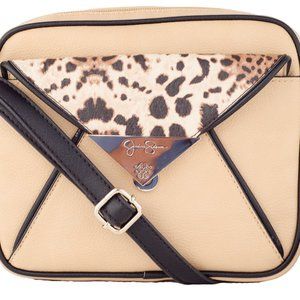 Jessica Simpson Piper Women's Handbags Beige, Tan Crossbody/Xbody
